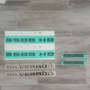 Silverado / 3500 HD / Duramax Emblem Set - All Black